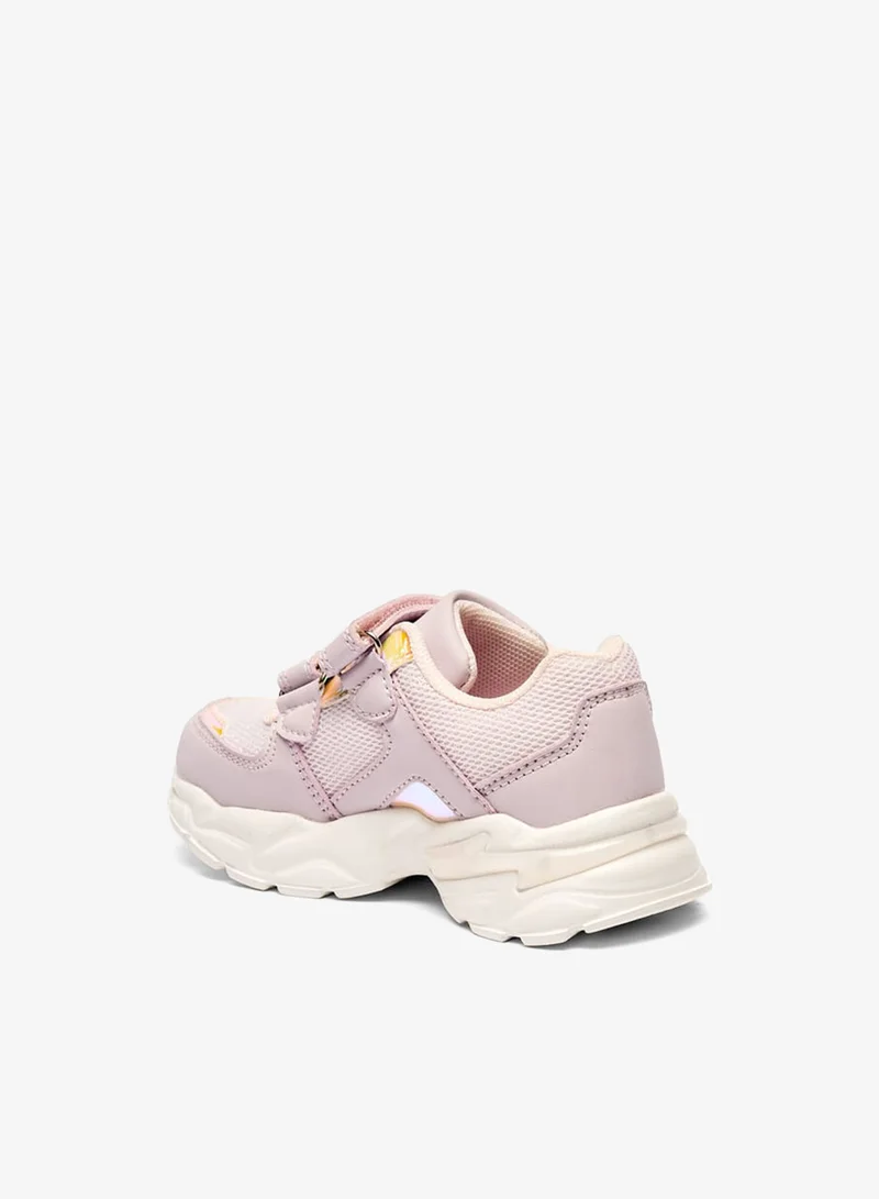 جونيورز سنيكرز بألواح وإغلاق بشريط لاصق